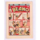 Beano 168 (1941). Propaganda war issue. Pansy Potter captures Hitler and Goering and puts them in