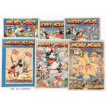 Mickey Mouse Weekly (1936-37) 1-99. Complete 2 years of the first photogravure comic. Starring