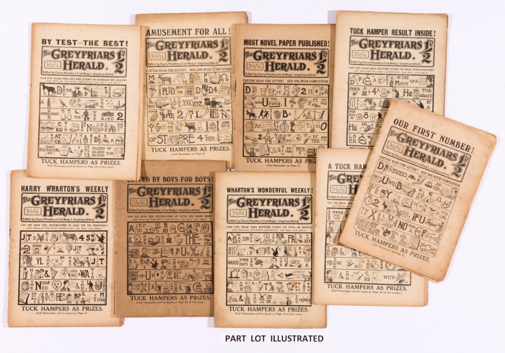 Greyfriars Herald (1915) 1-18. Complete run with some propaganda war stories including 'How Tom