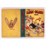 Magic-Beano Book (1943) Big Eggo and Koko 3-legged race. Some wear to boards and spine with colour