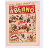 Beano comics 163 (1941). Propaganda war issue. Lord Snooty gets Snitchy and Snatchy to fell the Nazi