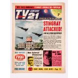 TV Century 21 No 2 (1965). Bright covers, some spine wear and light tan to lower page margins [vg+]