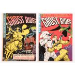 Ghost Rider (1952) 8, 9. No 8: tan interior covers [gd-vg], No 9: lightly re-glued interior spine [