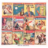 Super-Detective Library (1953-59) 12, 38, 56, 61, 104, 134, 154. With Thriller Comics Library (