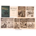 Ned Kelly The Ironclad Australian Bushranger (1887) 2-38 last issue by J.S. Borlase. With tooled,