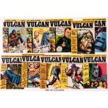 Vulcan Comic Scottish editions (1975) 1-30. Complete run reprinting The Steel Claw by Jesus