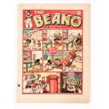 Beano 75 (1939). Second Xmas issue. Propaganda war stories. Hooky's Magic Bowler Hat brings Hitler