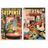 Suspense 24 (1952) [fn]. With Daring Adventure 10 (1963) [gd/vg] (2). No Reserve