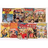 Streamline Comics + (1940s-50s). Airboy 4, 5, Battle Cry n.n., Commander Battle and The Atomic Sub