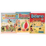 Beano Summer Specials (1972, 1974, 1976). Fresh, flat examples [fn+/vfn] (3)