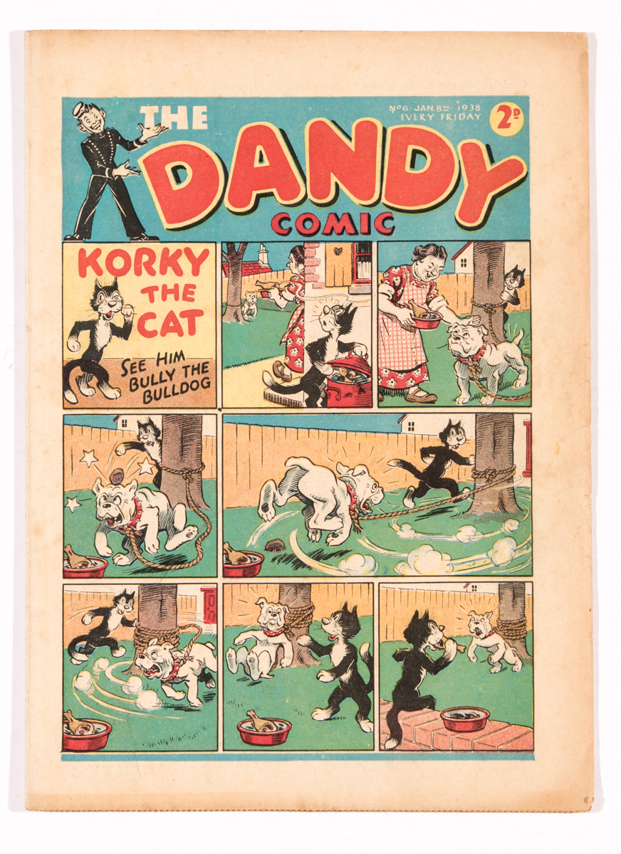 Dandy Comic No 6 (1938). Desperate Dan and Our Gang by Dudley Watkins [fn-]