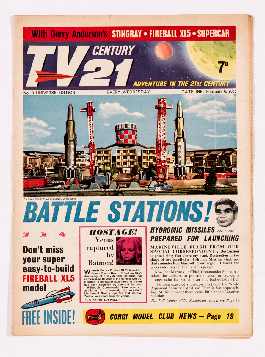 TV Century 21 No 3 (1965). Bright covers, some light spine wear [fn-]