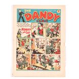 Dandy No 55 (1938). Dick Whittington and his Cat! Bright cover colours with light scrape to first