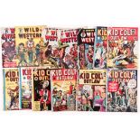 Wild Western (1955) 1-5. With Kid Colt Outlaw (2nd series 1959) 51-58 [vg/fn-] (13)