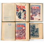 Gem (July 1936-Jun 1938) 1481-1584 in four bound volumes including May 1937 Coronation Number.