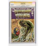 Swamp Thing 1 (1972). With Bernie Wrightson cover signature. CGC 6.0. Cream to off-white pages. No