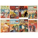 Crime Detective Comics 1 with 7 unnumbered issues (1950) Streamline. Some George Tuska art.