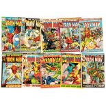 Iron Man (1971-72) 41-50. All cents copies. # 50 [gd], balance [vg-/fn+] (10). No Reserve