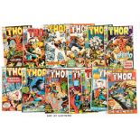 Thor (1969-72) 163, 166, 169, 172, 173, 176, 183, 185, 186, 188, 189, 193, 195-200 [vg-/vg+] (18).