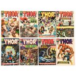 Thor (1966) 126, 128-131, 133-135. All cents copies. 126 spine splits [gd-], balance [gd/vg/fn] (8).