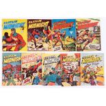 Captain Midnight (1962) 1, 2, 4-7, 9, 11, 12. Bright covers, some staple rust [vg-/fn-] (9)