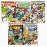 Amazing Spider-Man (1974) 128, 130-133. All cents copies [fn/vfn] (5). No Reserve