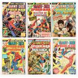 Amazing Spider-Man Giant-Size (1974-75) 1-6. All cents copies. No 1 [vg+], balance [fn-/vfn-] (6).