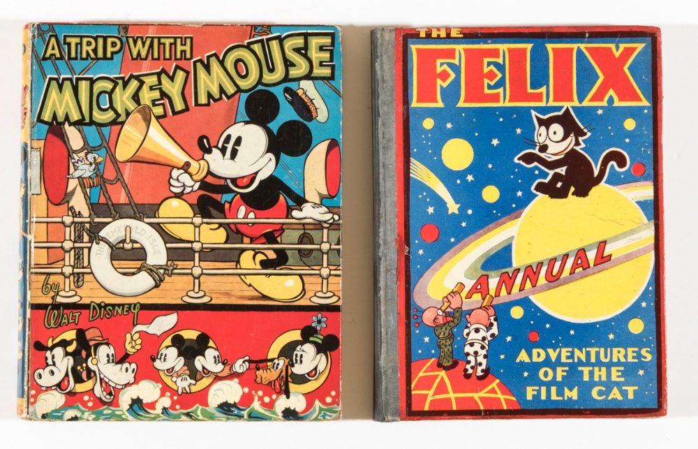 A Trip with Mickey Mouse (1936) Birn Bros. Bright boards, cream pages, three colour plates, no