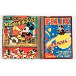 A Trip with Mickey Mouse (1936) Birn Bros. Bright boards, cream pages, three colour plates, no