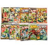 X-Men (1969-73) 52, 68, 69, 73-80, 82 [gd+/vg+] (12). No Reserve