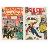 Sgt Fury 2 (1963). Marvel chips to cover RH side [vg]. With Kid Colt 111 (1963) [vg+] (2). No