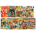 Marvel Mix (1968-75). Fantastic Four 75, 90, Hulk 135, 136, 140, 148, Iron Man 39, 49, 53, 56,