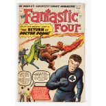 Fantastic Four 10 (1963). Sun shadow lower back margin [vg-fn]. No Reserve