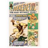 Daredevil 1 (1964) cents copy. Faded cover, cream/off-white pages [vg+]. No Reserve