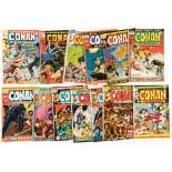 Conan (1971-73) 3 cents, 4 cents, 13-16, 18, 19, 21-25 [gd-vg/vg+] (13). No Reserve