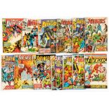 Avengers (1968-72) 65, 68, 69, 77, 80-82, 85, 88, 92, 95-97 [gd+/vg] (13). No Reserve