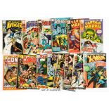 Marvel Low Grade mix (1968-76). Avengers 64, 66, 71, 73, 74, 78, 87, 89, 90, 91, Captain Marvel