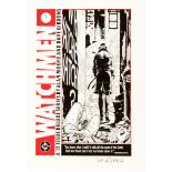 Watchmen original comic shop poster (1986) Signed by Dave Gibbons. 22 x 15 ins. No Reserve