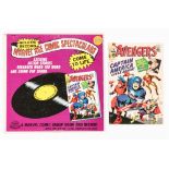 Avengers 4 (1966 reprint) [vg+] with Golden Record LP. Sleeve [vg], record [nm] (2). No Reserve