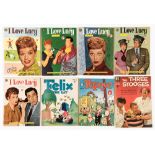 I Love Lucy (1954-55) 10, 11, 12, 14, 15. All [fn/fn+]. With Felix The Cat 5, Popeye 12 and Three