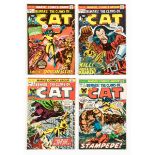 Cat (1972-73) 1-4. All cents copies. 1, 3 with cover colour touches [apparent fn-/fn] , 2 [fn-],