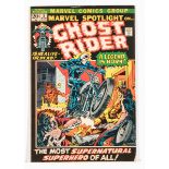 Marvel Spotlight 5 (1972) 1st Ghost Rider. Cents copy. Small cover edge and corner chips [vg]. No