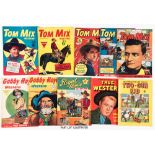 Tom Mix Western (L Miller 1952) 80-94 (All photo covers). With Gabby Hayes Western (L Miller 1950)