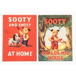 Sooty and Sweep At Home, Sooty Builds His House booklets (late 1950s) Ariel Productions. Stories