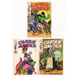 Captain America (1969) 110, 111, 113 cents copy [vfn-/vg-fn/vg-] (3). No Reserve