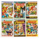 Avengers (1972) 95-100 (cents copy: 96) [fn-/vfn-] (6). No Reserve