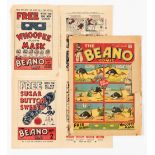 Beano Comic No 1 (1938) with Beano No 1 and No 2 Flyer 8 pg mini comic. Introducing Big Eggo, Lord