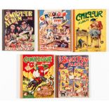 Comicolour Albums (G G Swan) 1948 [fn], 1949, 1950, 1951 with Slick Fun 1949. Murdoch Stimpson, E.H.