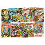 Avengers (1970) 72-82 (cents copies: 72, 73, 82) [fn-/vfn] (11). No Reserve