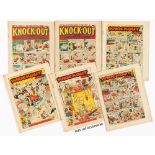 Knock-Out (1942-49). 1942-46 x 7 issues, 1947: 23 issues incl Xmas, 1948 x 32 issues, 1949 x 10